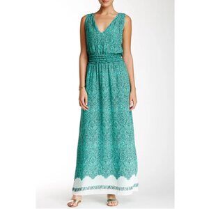 Max Studio Sleevless Maxi Dress with floral print